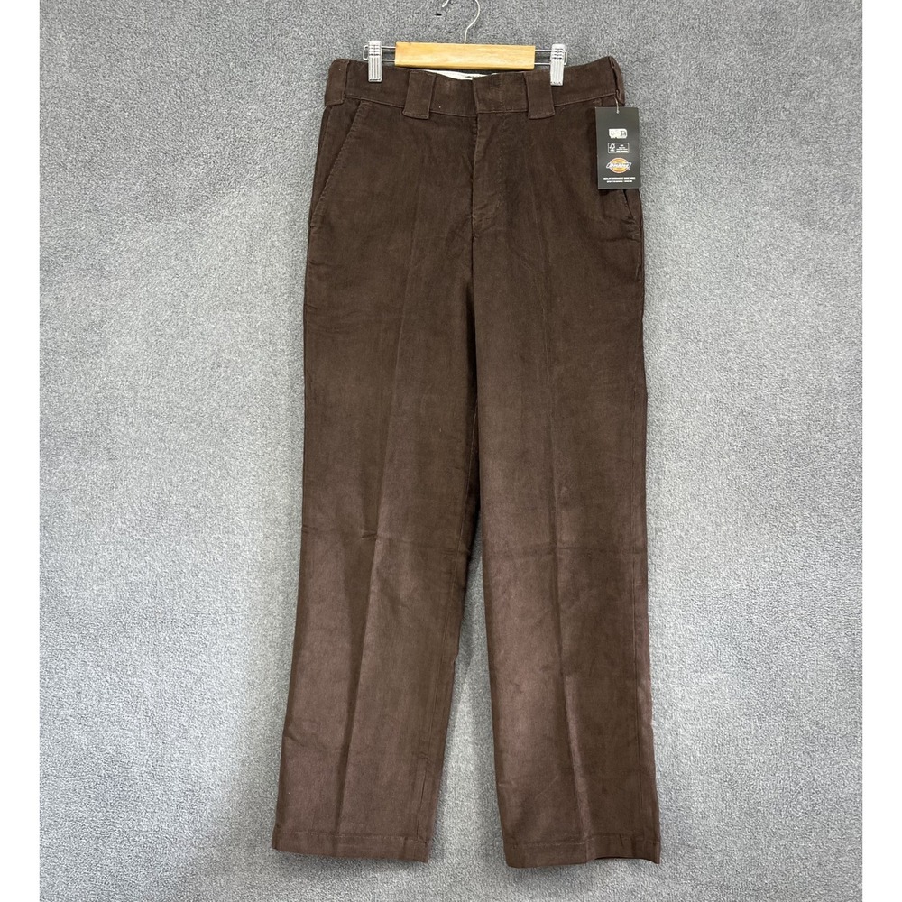Dickies Corduroy Pants Mens 28 x 32 Regular Fit Dark Chocolate Brown‎
